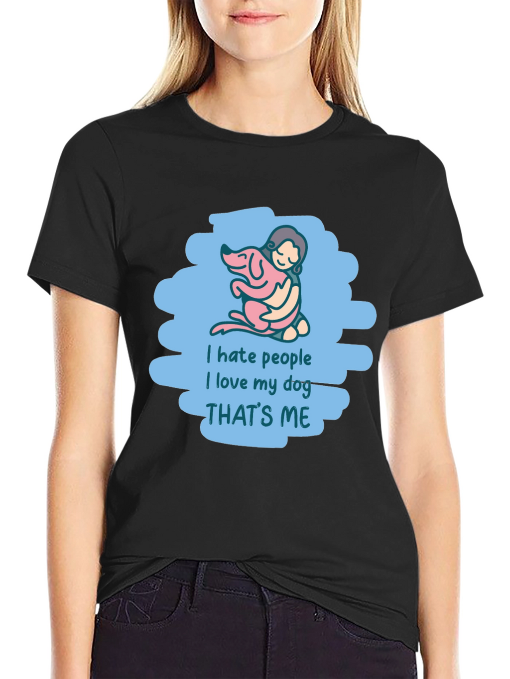 I Hate People I Love My Dog T-Shirt