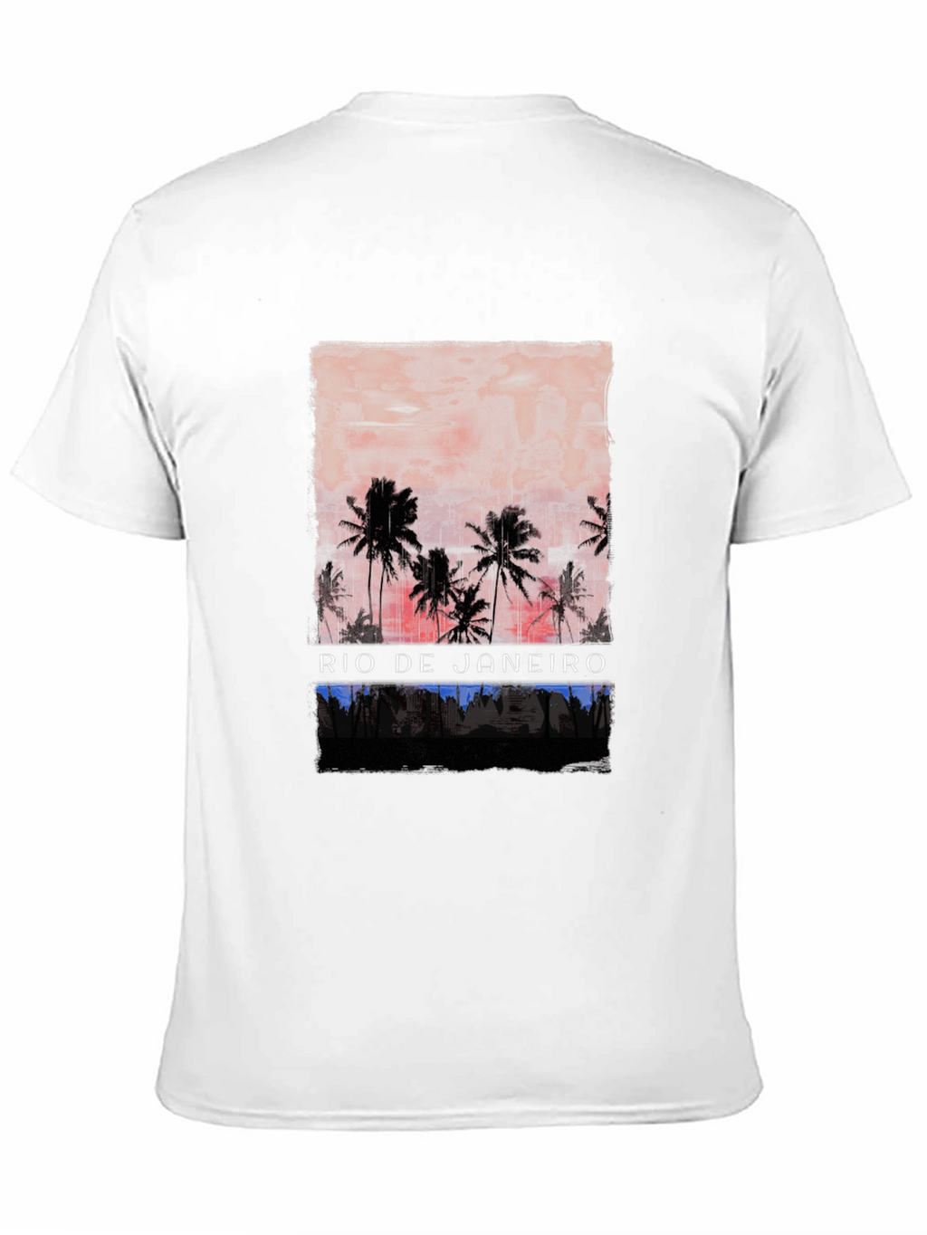 Rio de Janeiro Palm Tree Graphic T-Shirt