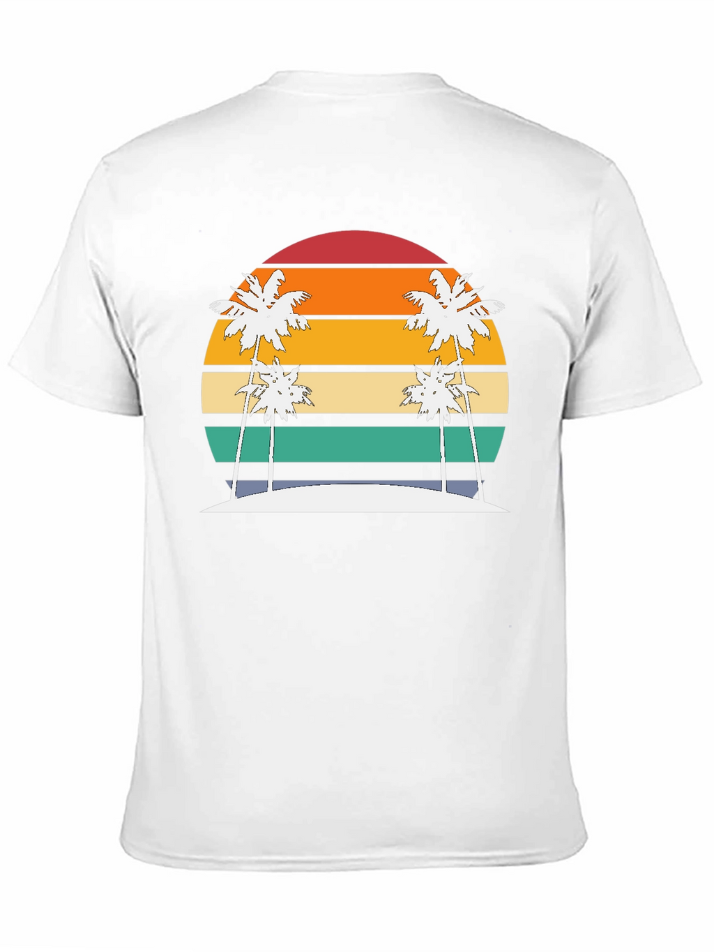 Retro Sunset Palm Tee