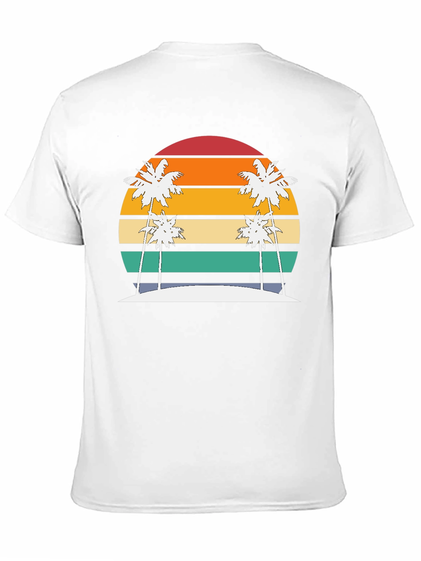 Retro Sunset Palm Tee