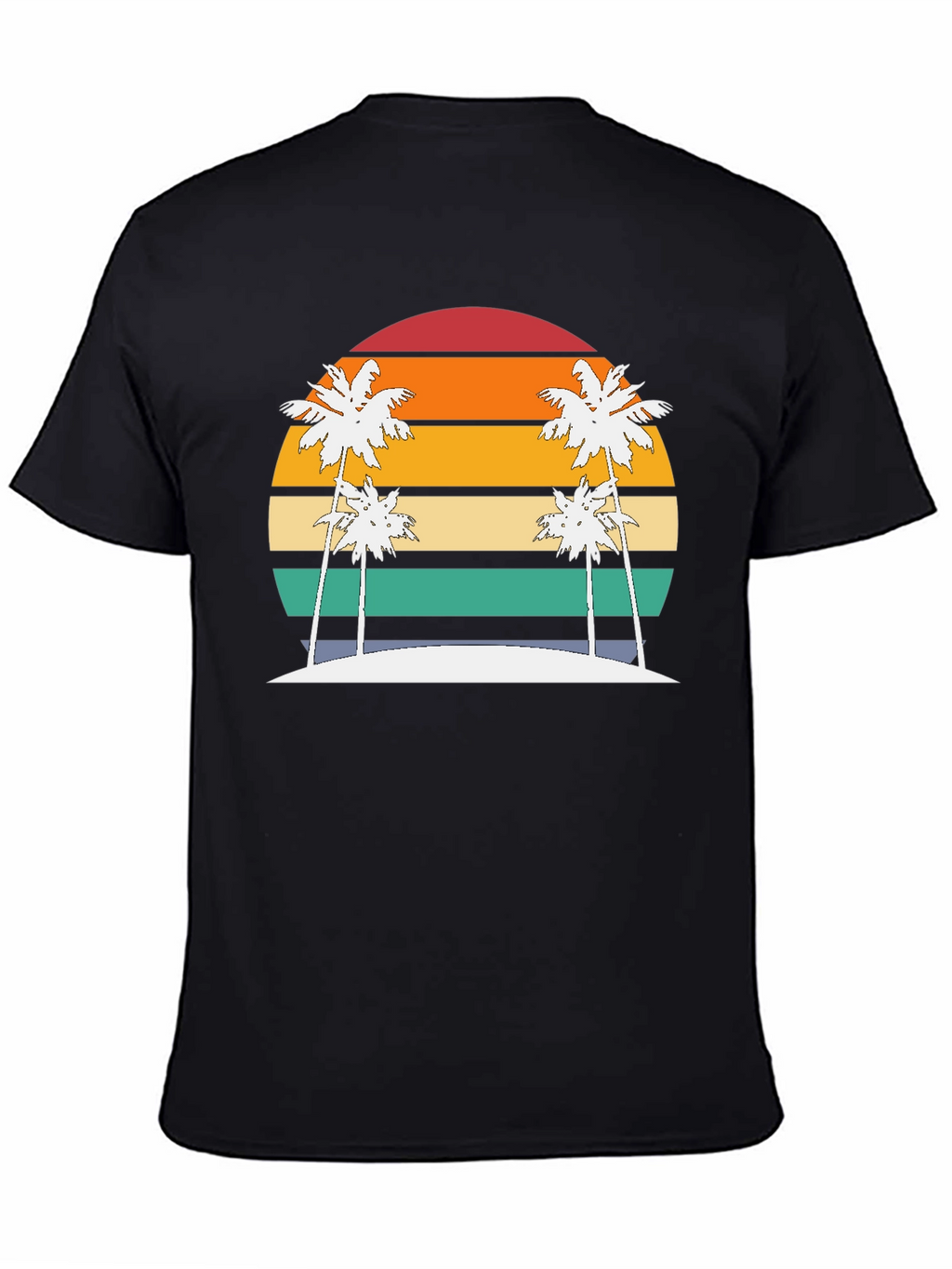 Retro Sunset Palm Tee