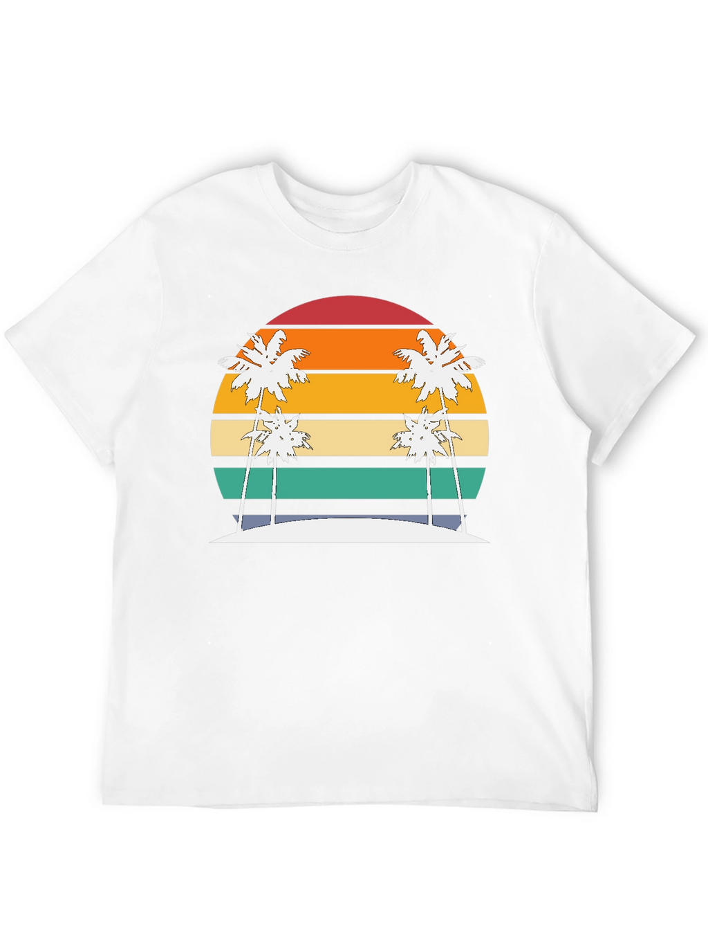 Retro Sunset Palm Tee