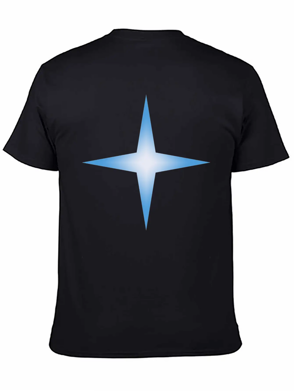 4 Point Star Unisex Casual T-Shirt – Clean Design For Daily Comfort