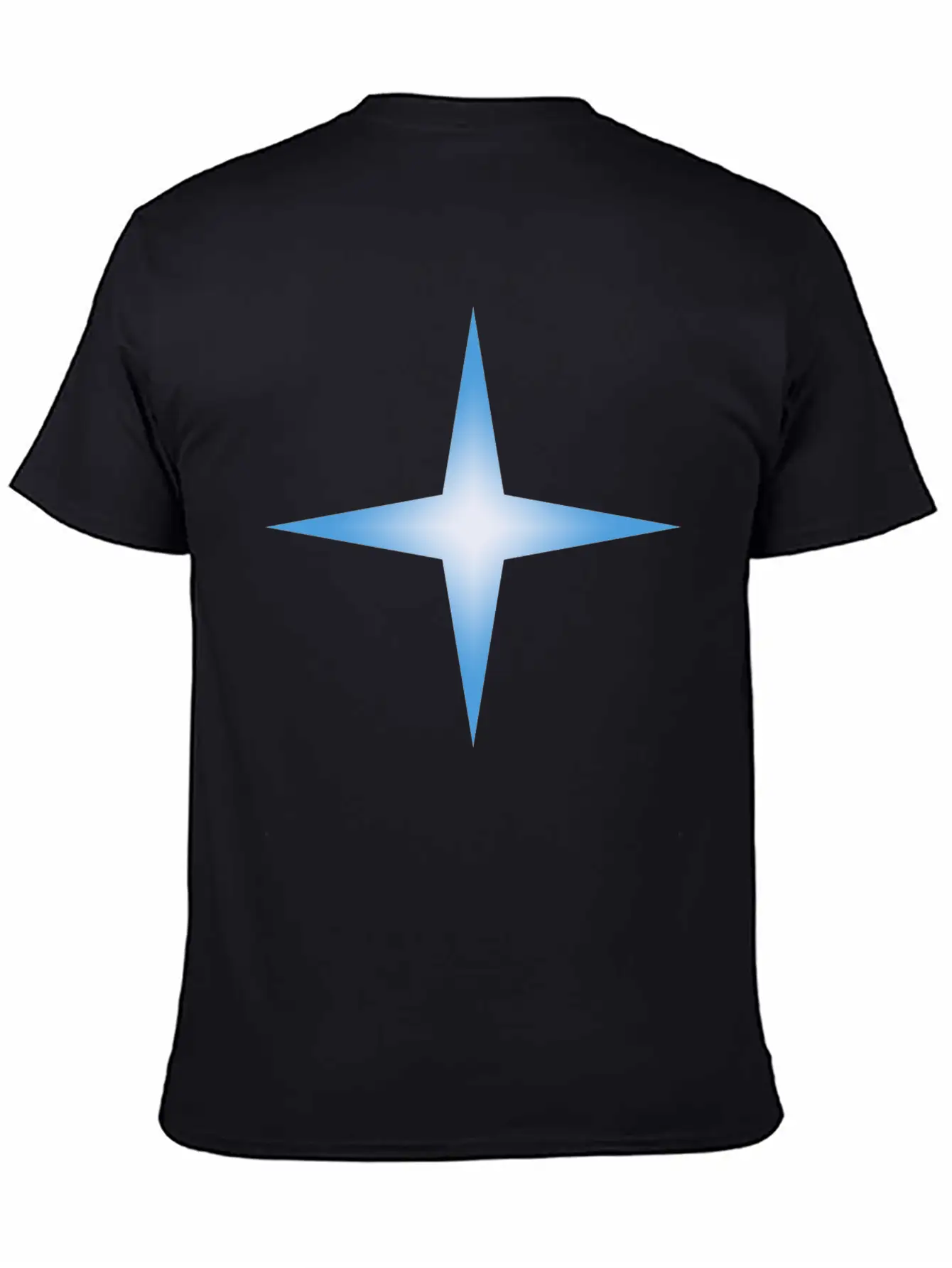 4 Point Star Unisex Casual T-Shirt – Clean Design For Daily Comfort