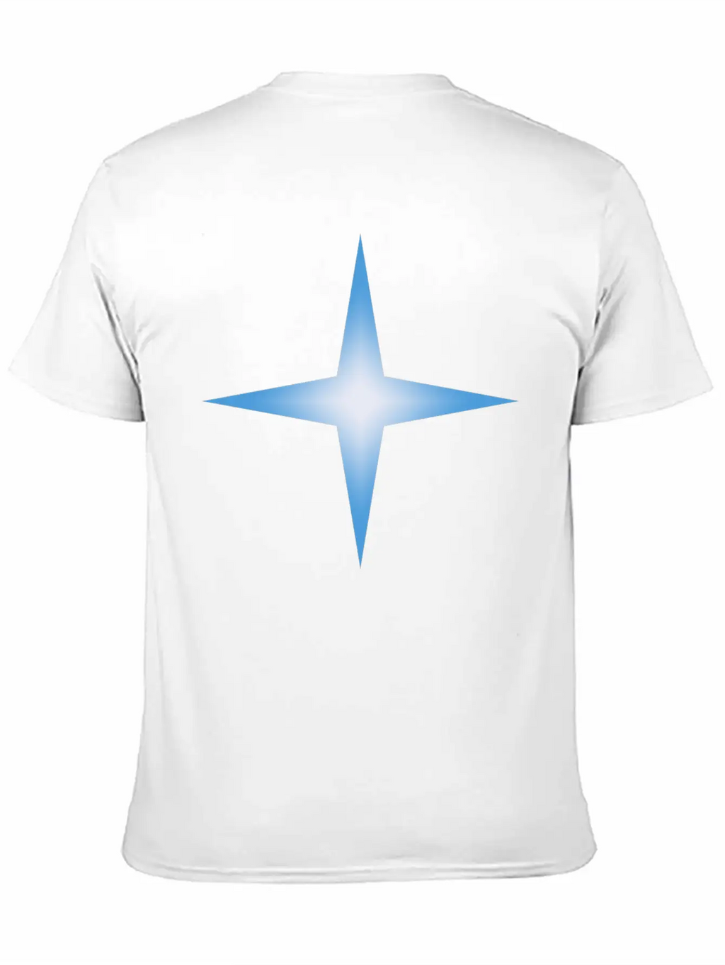 4 Point Star Unisex Casual T-Shirt – Clean Design For Daily Comfort