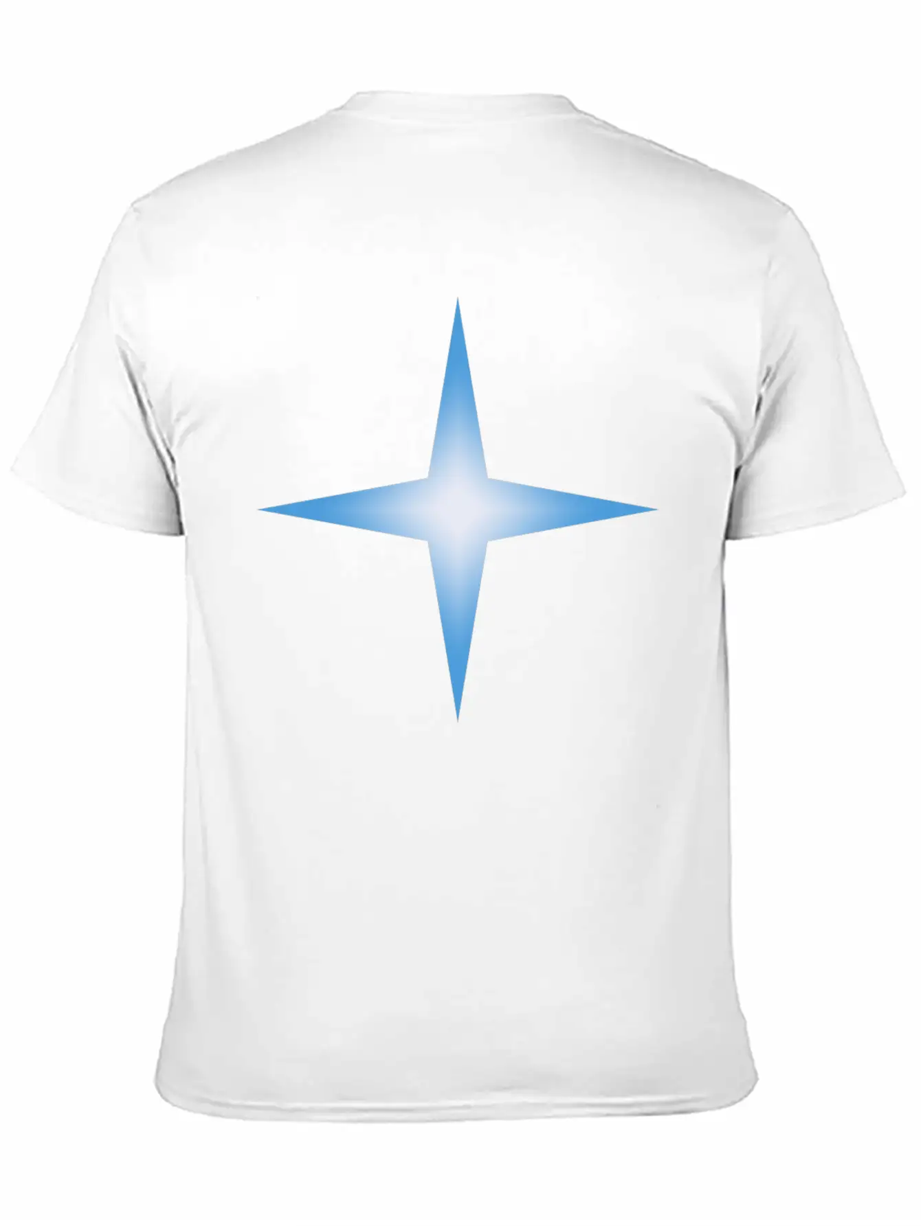 4 Point Star Unisex Casual T-Shirt – Clean Design For Daily Comfort
