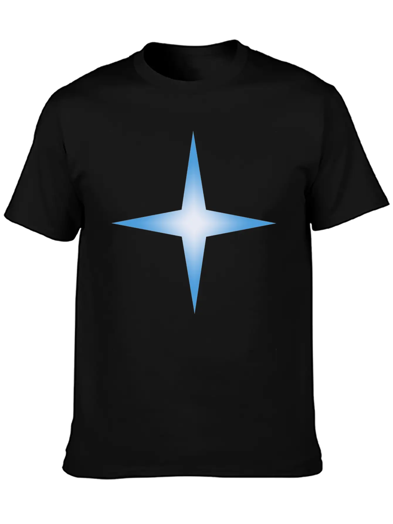 4 Point Star Unisex Casual T-Shirt – Clean Design For Daily Comfort