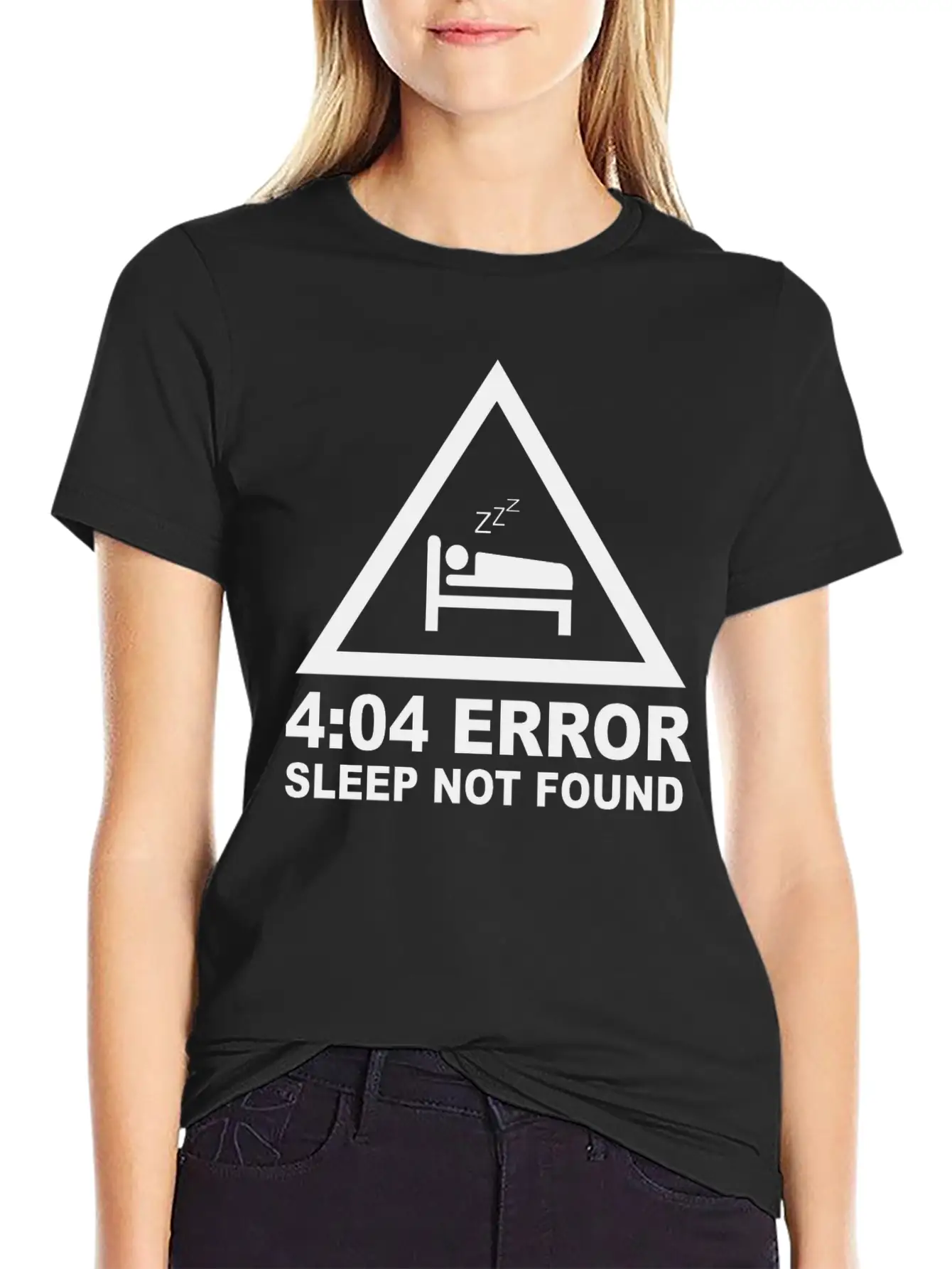 404 Eror Sleep Not Found Unisex Casual T-Shirt – Clean Design For Daily Comfort