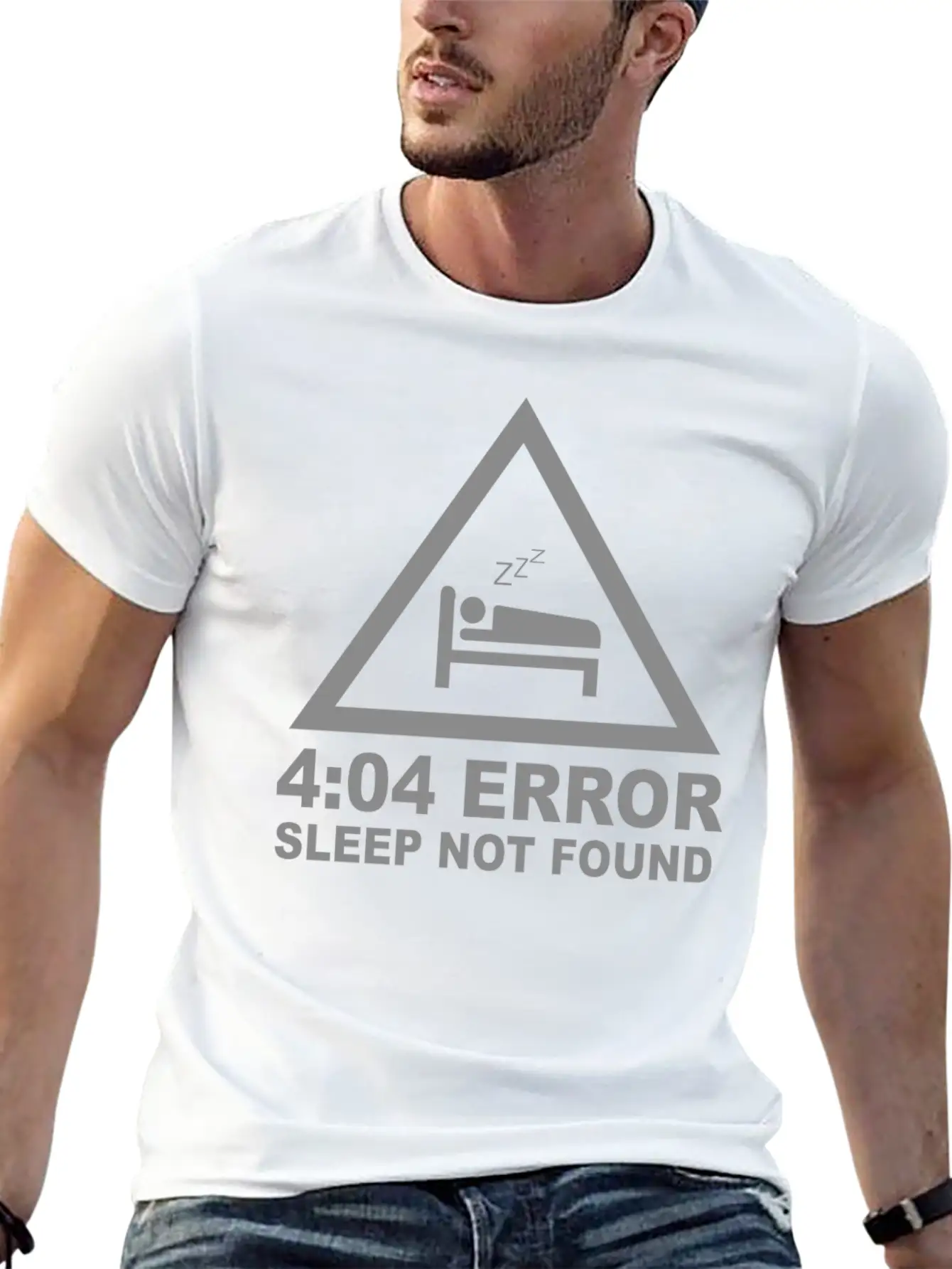 404 Eror Sleep Not Found Unisex Casual T-Shirt – Clean Design For Daily Comfort
