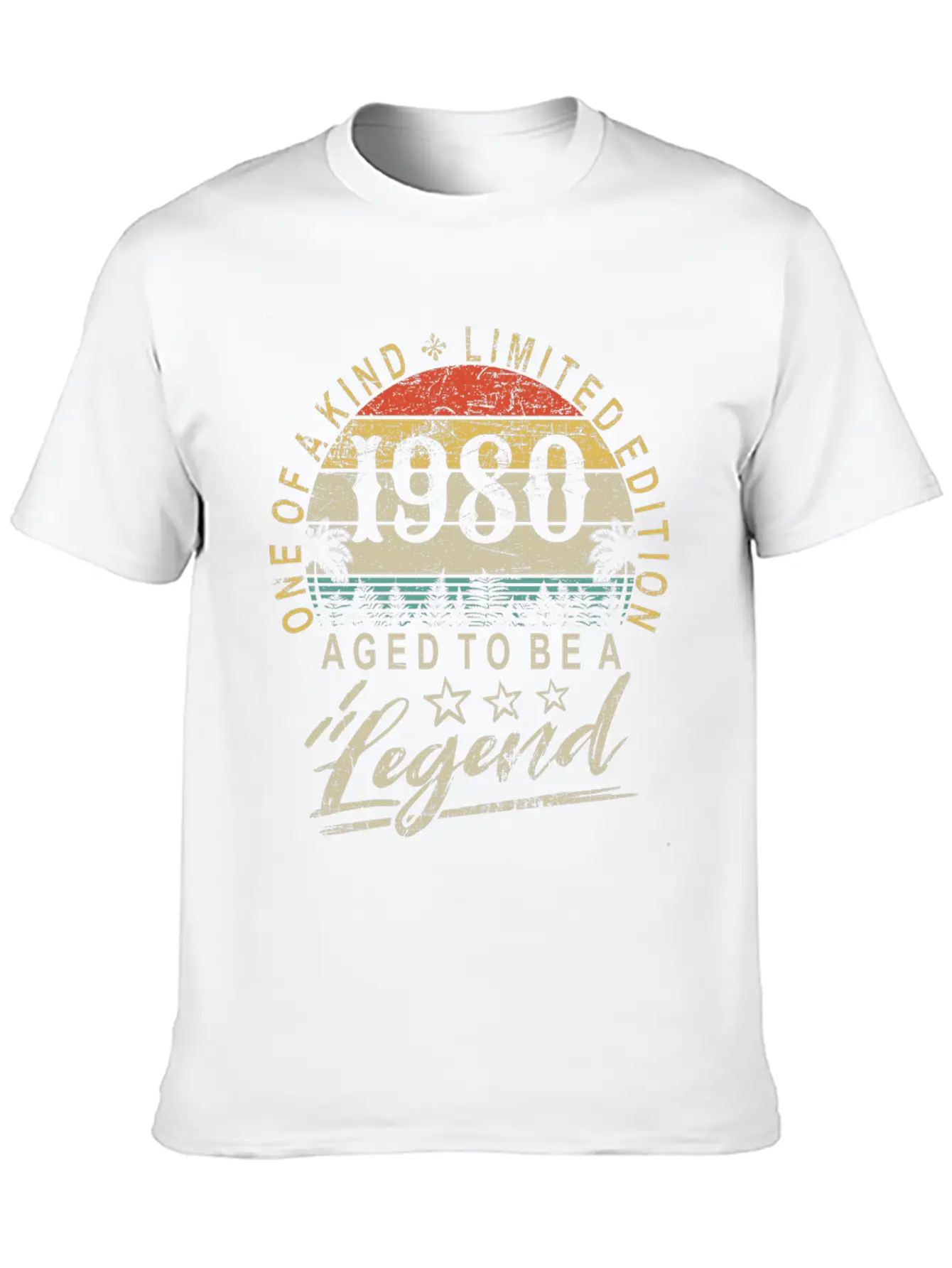 41th Birthday Vintage 1980 Legend Retro Vintage Unisex Casual T-Shirt – Clean Design For Daily Comfort