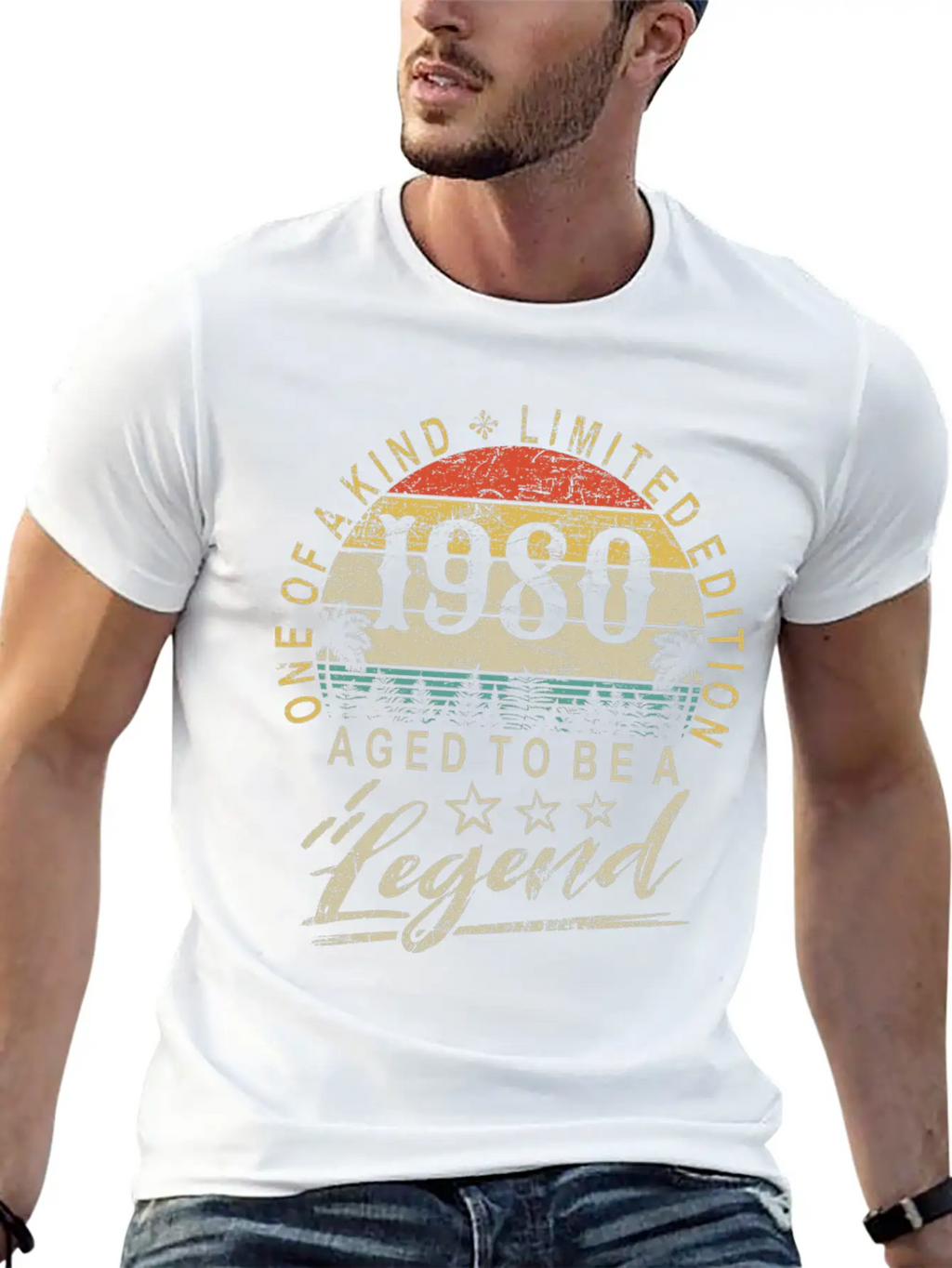 41th Birthday Vintage 1980 Legend Retro Vintage Unisex Casual T-Shirt – Clean Design For Daily Comfort