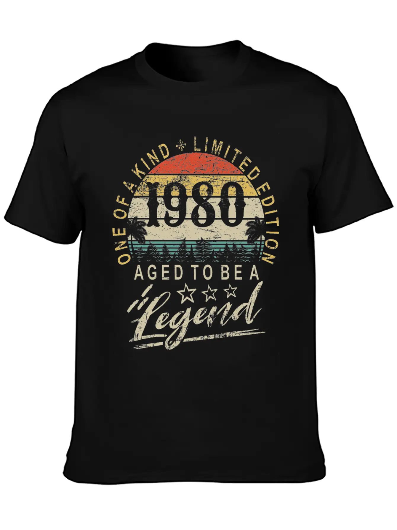 41th Birthday Vintage 1980 Legend Retro Vintage Unisex Casual T-Shirt – Clean Design For Daily Comfort