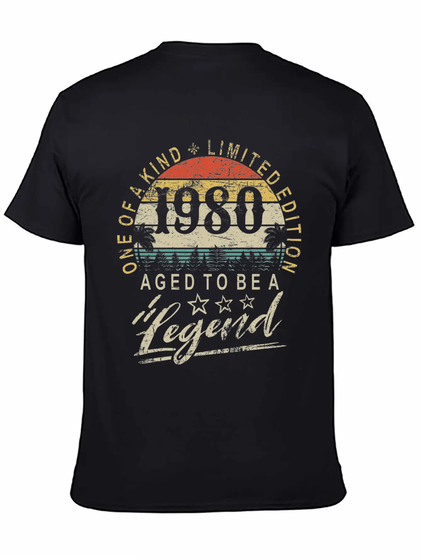 41th Birthday Vintage 1980 Legend Retro Vintage Unisex Casual T-Shirt – Clean Design For Daily Comfort