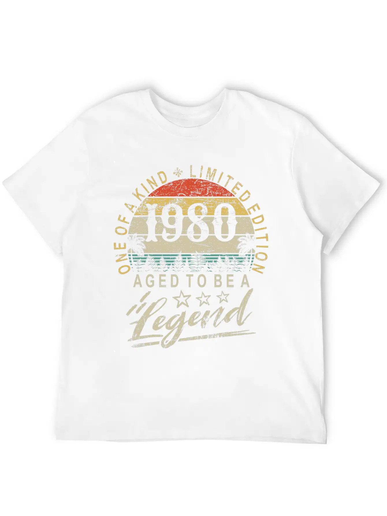 41th Birthday Vintage 1980 Legend Retro Vintage Unisex Casual T-Shirt – Clean Design For Daily Comfort