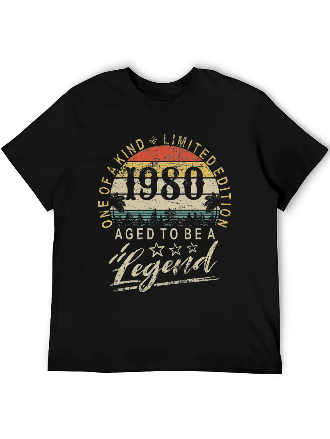 41th Birthday Vintage 1980 Legend Retro Vintage Unisex Casual T-Shirt – Clean Design For Daily Comfort