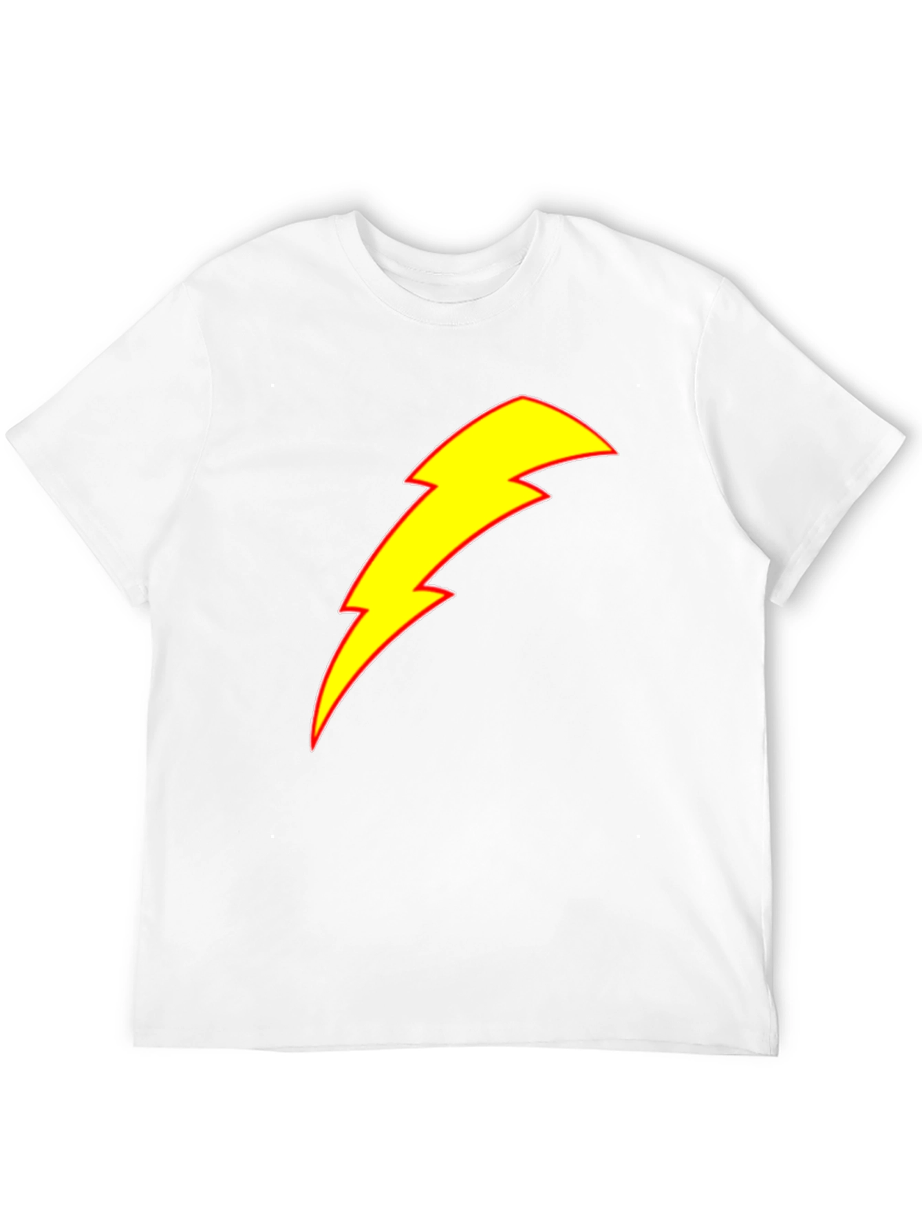 Lightning Bolt Graphic Tee - Black