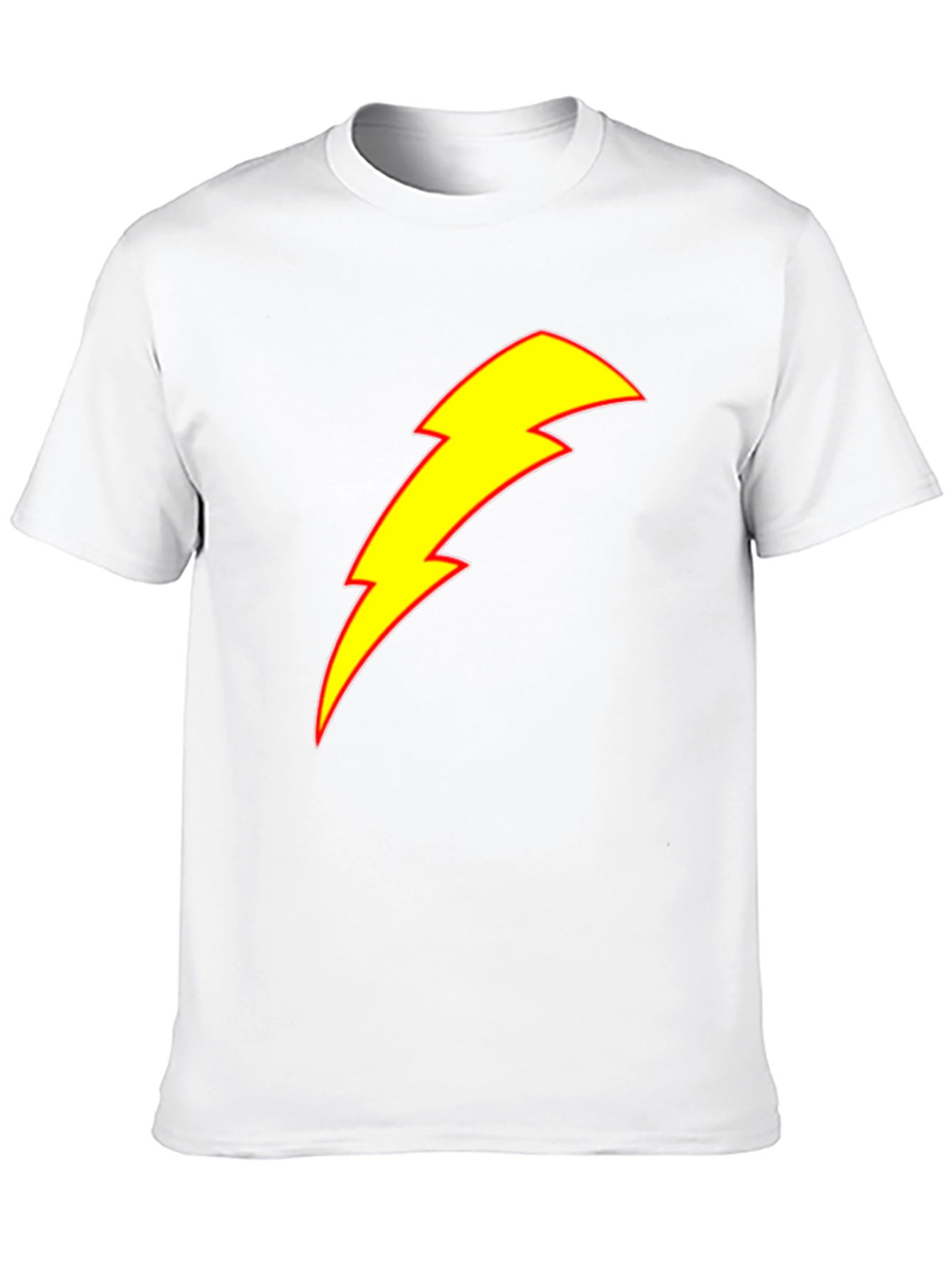 Lightning Bolt Graphic Tee - Black