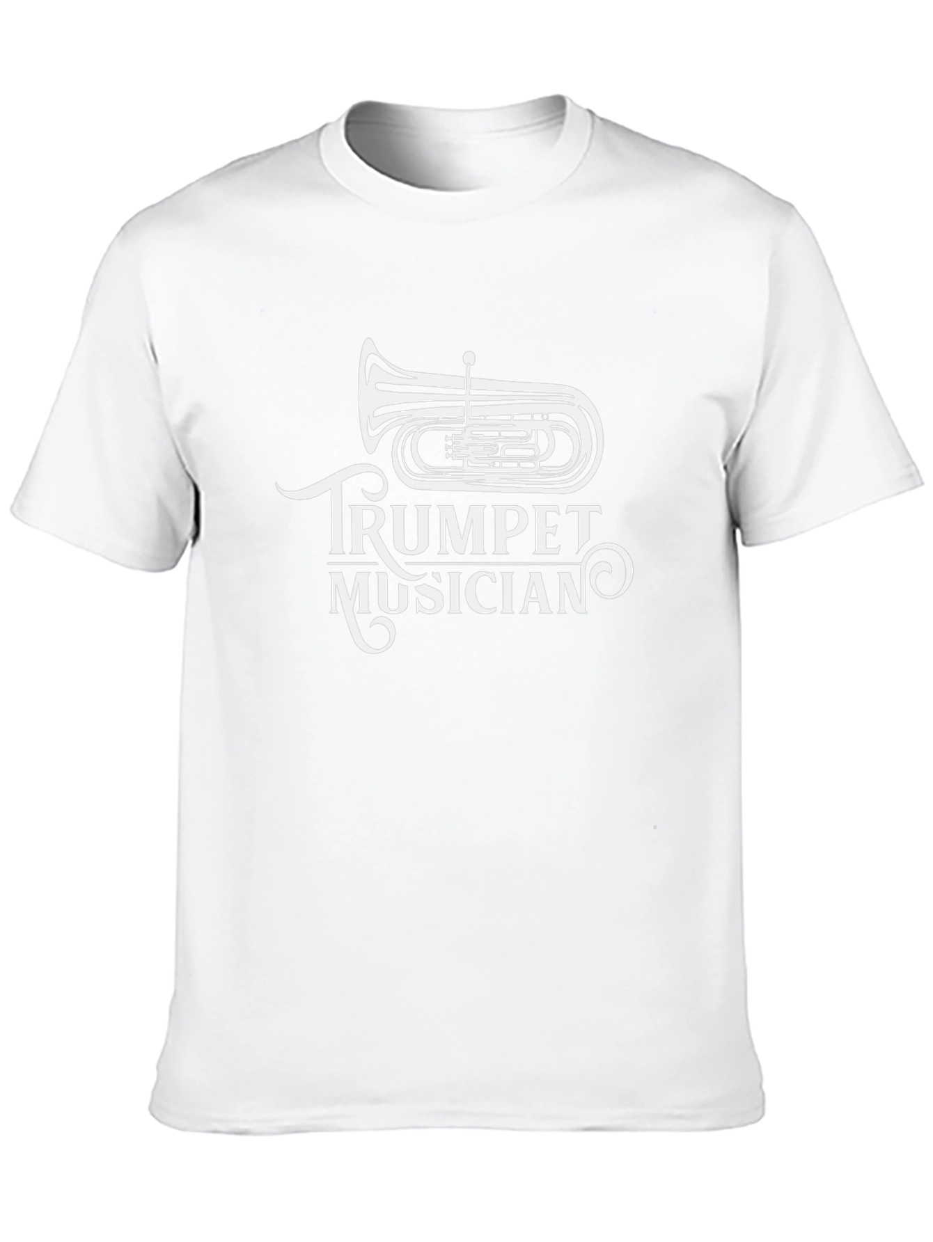 Trumpet Musician Black T-Shirt - Music Lover Tee