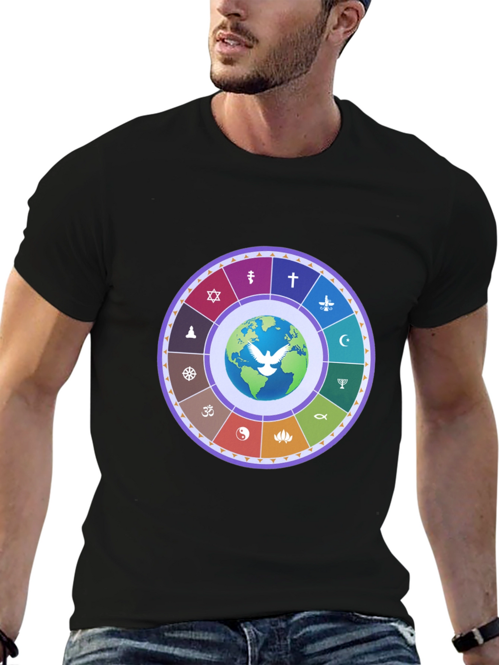 Unity World Religion T-Shirt - Global Peace