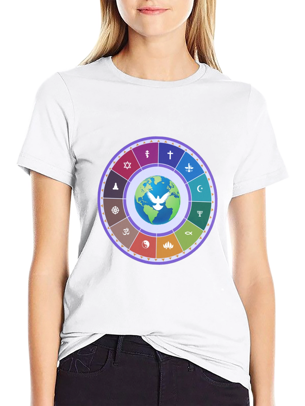 Unity World Religion T-Shirt - Global Peace
