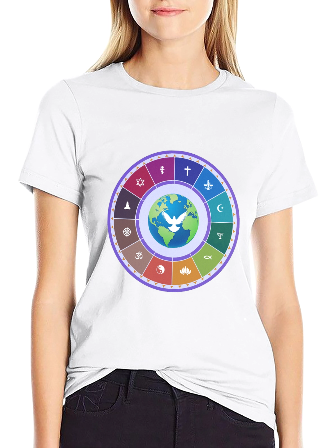 Unity World Religion T-Shirt - Global Peace