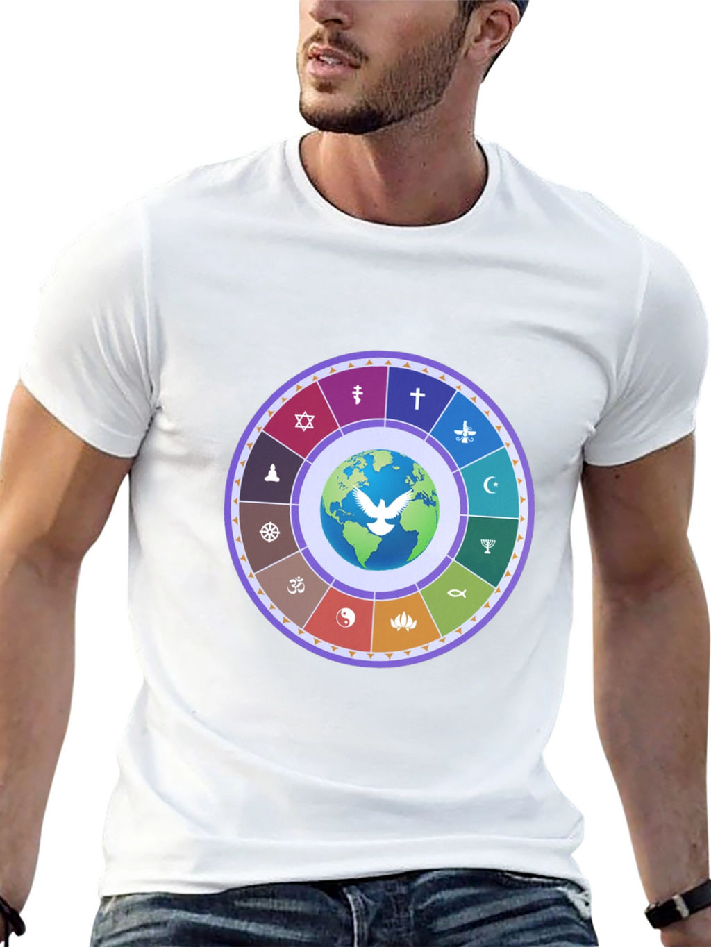 Unity World Religion T-Shirt - Global Peace