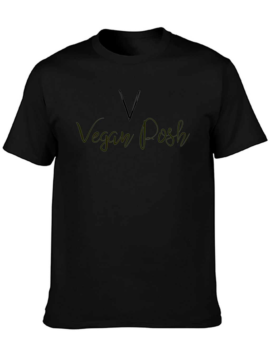 Vegan Posh Black T-Shirt