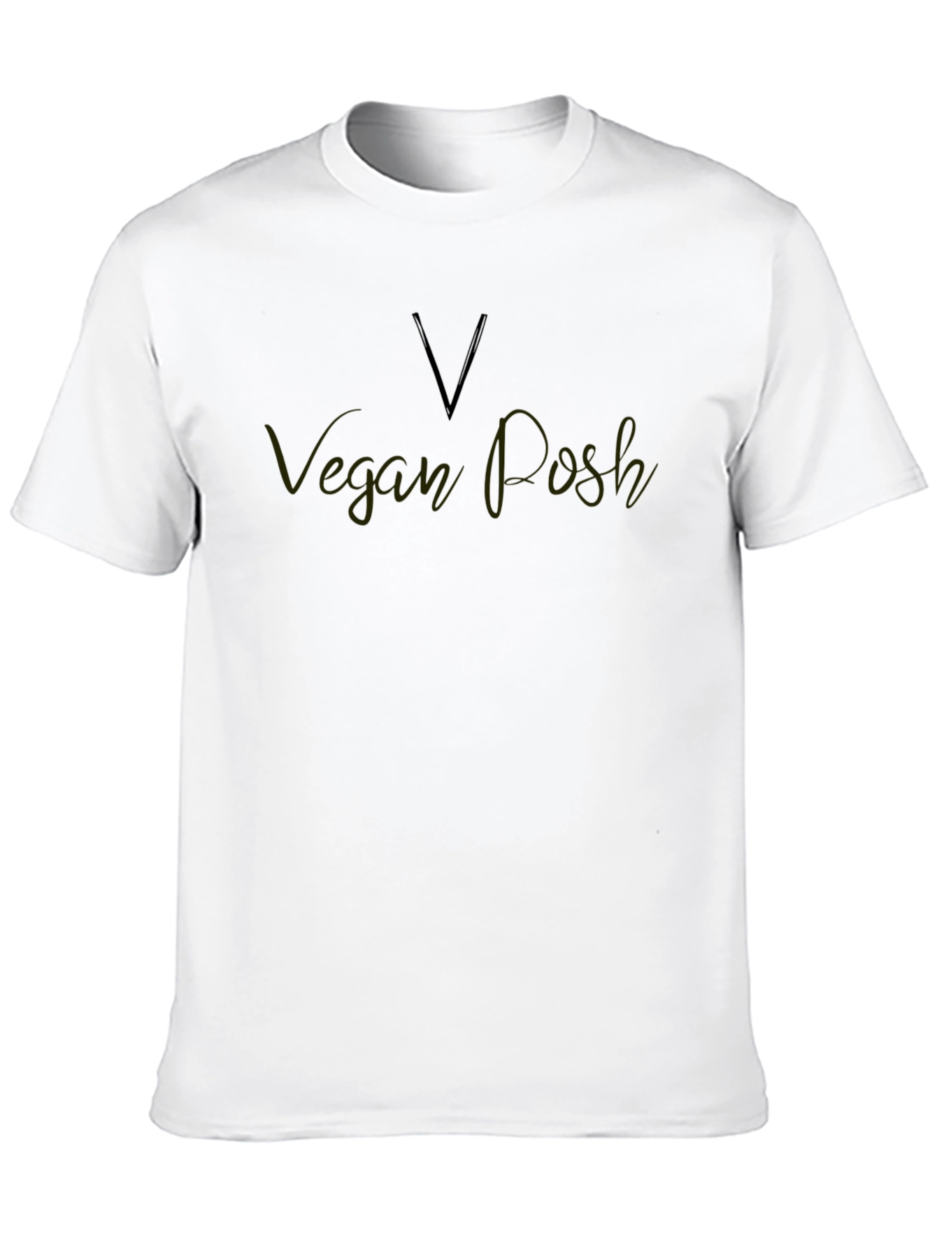 Vegan Posh Black T-Shirt