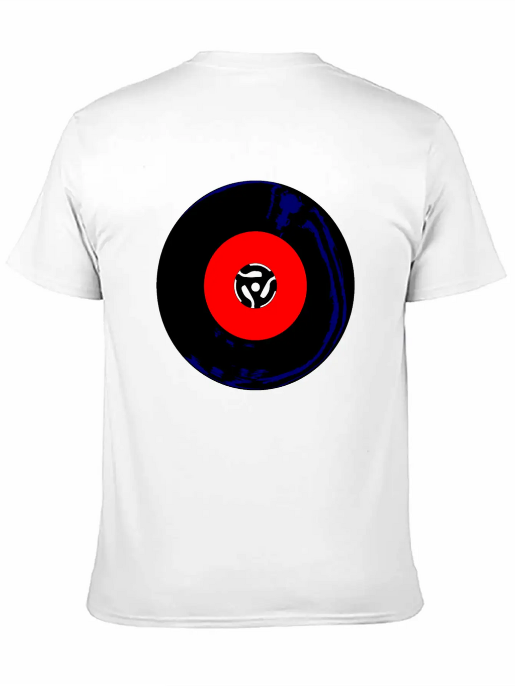 45 RPM SIngle Record Unisex Short Sleeve Soft Cotton T-Shirt – Casual Everyday Wear