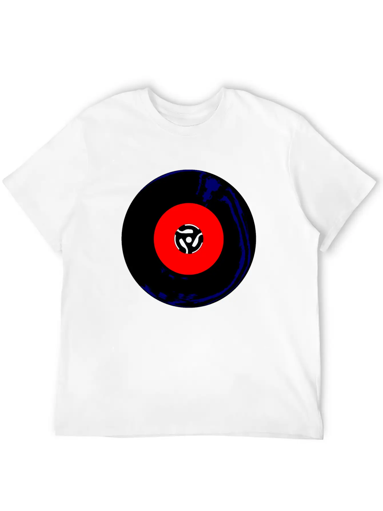 45 RPM SIngle Record Unisex Short Sleeve Soft Cotton T-Shirt – Casual Everyday Wear