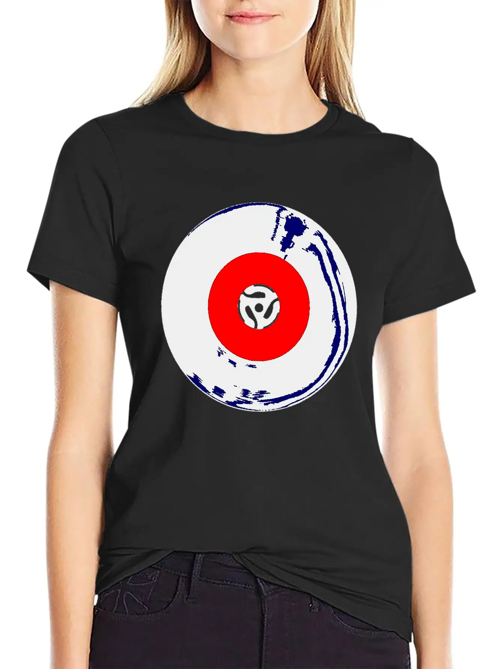 45 RPM SIngle Record Unisex Short Sleeve Soft Cotton T-Shirt – Casual Everyday Wear