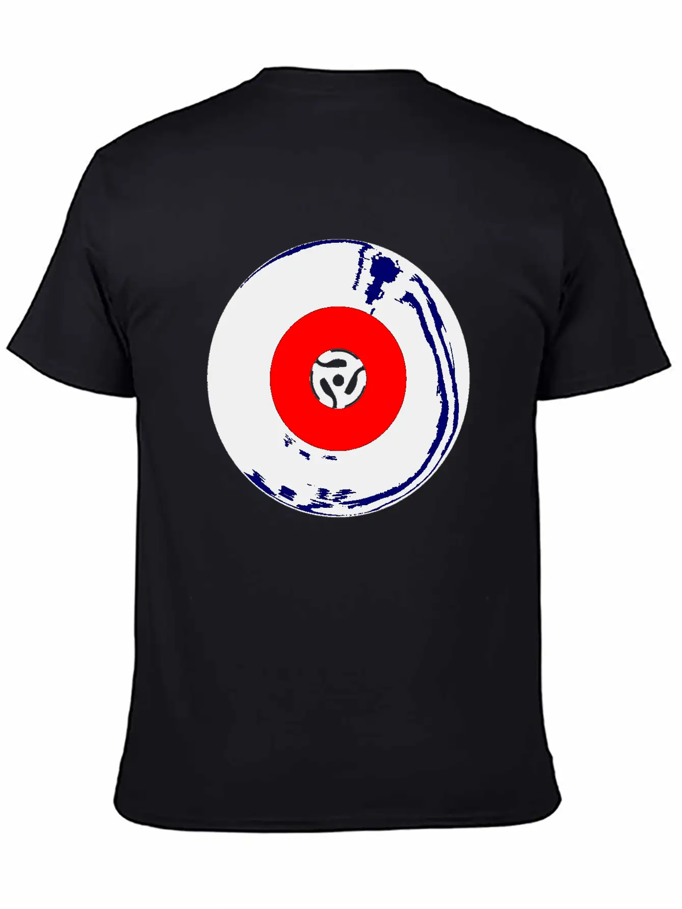45 RPM SIngle Record Unisex Short Sleeve Soft Cotton T-Shirt – Casual Everyday Wear