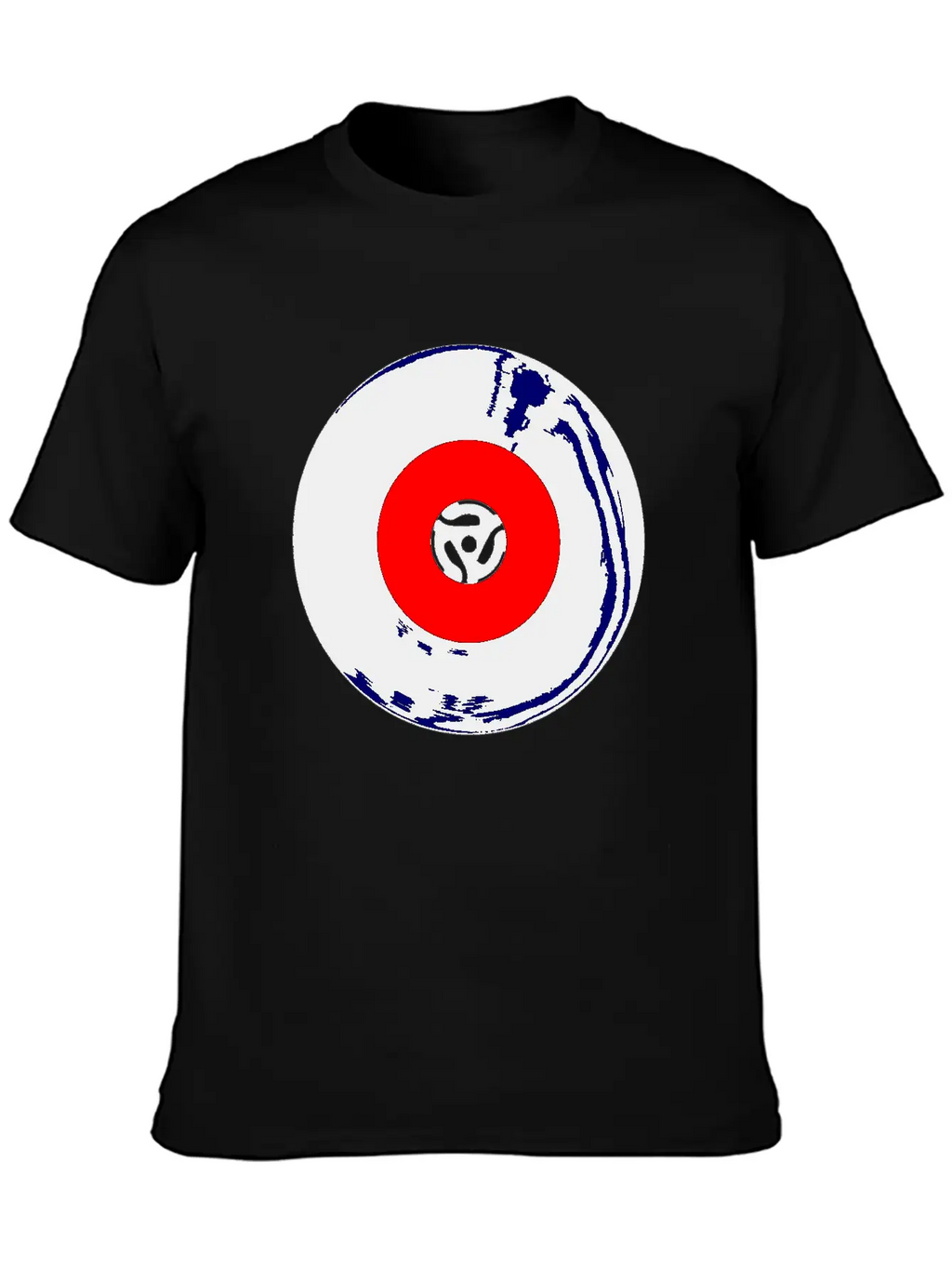 45 RPM SIngle Record Unisex Short Sleeve Soft Cotton T-Shirt – Casual Everyday Wear