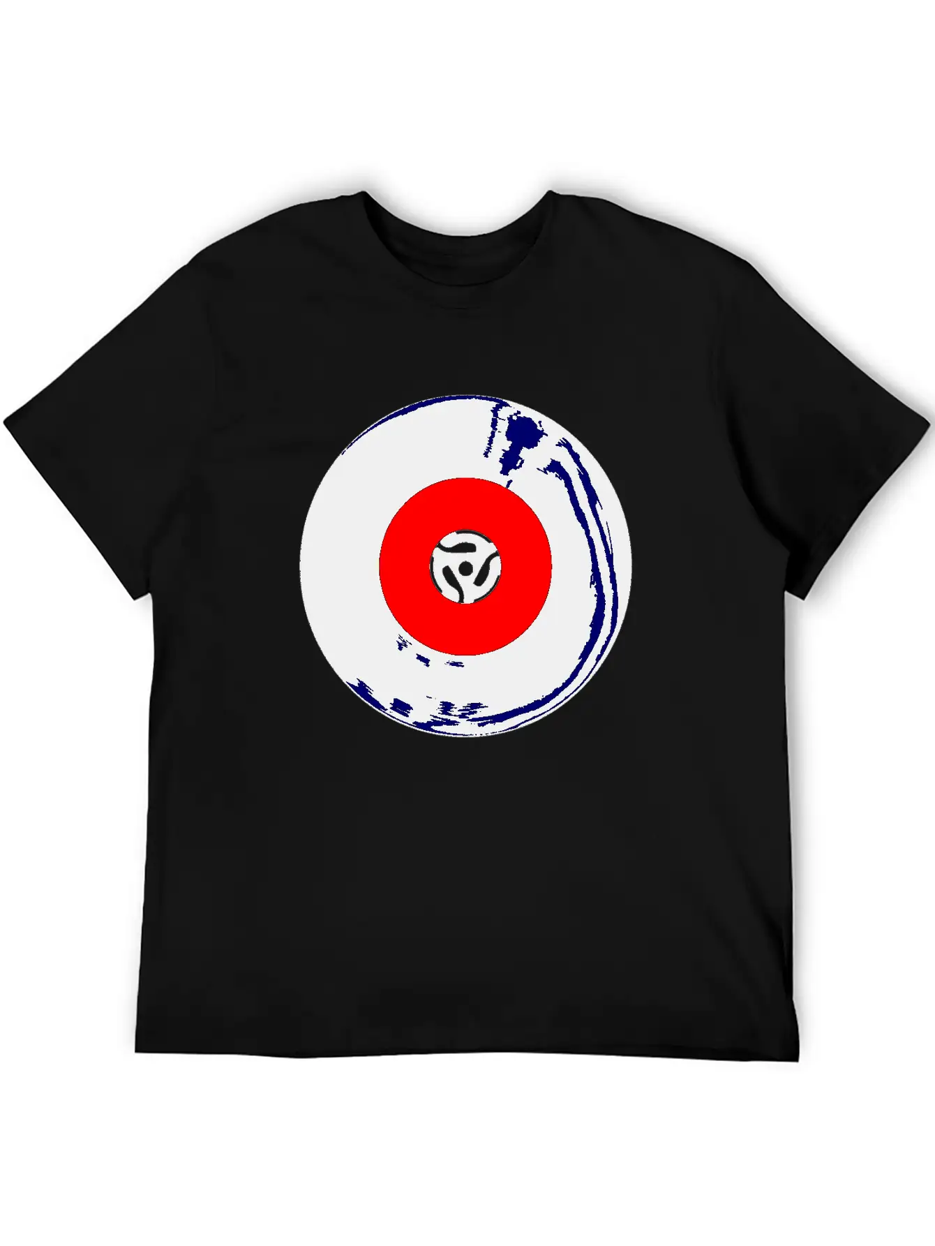 45 RPM SIngle Record Unisex Short Sleeve Soft Cotton T-Shirt – Casual Everyday Wear
