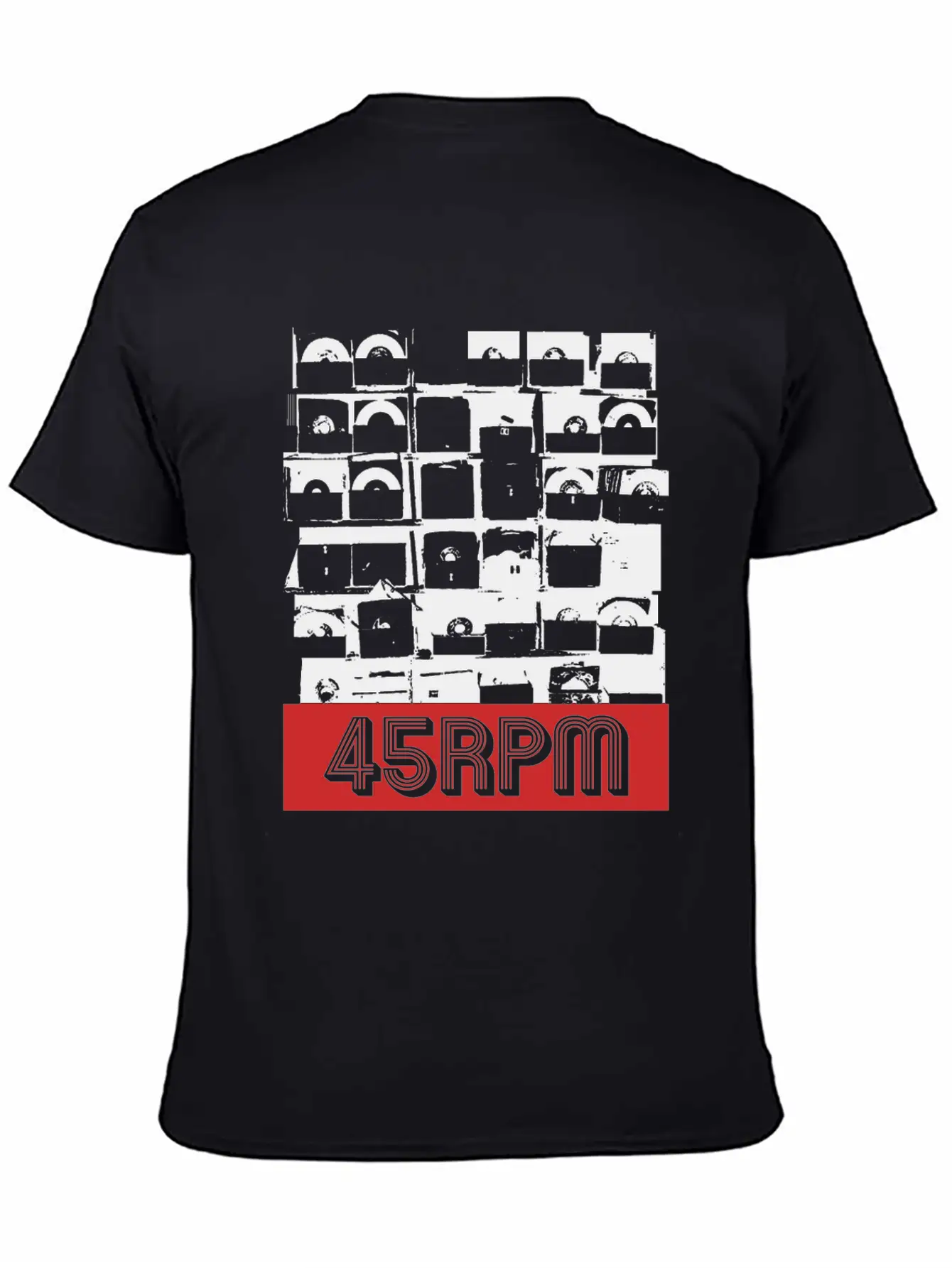 45RPM Vinyl Record Shop Recordstore Essential Cotton Tee For Daily Outfits – Unisex Style