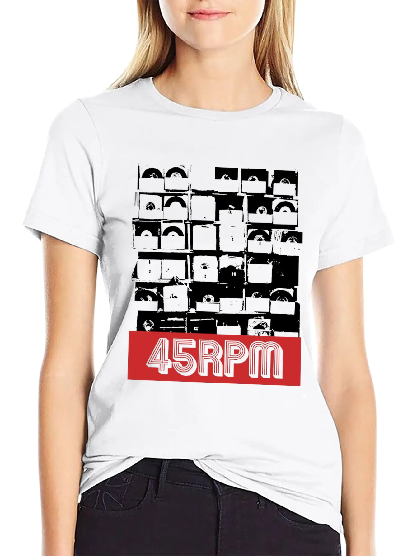 45RPM Vinyl Record Shop Recordstore Essential Cotton Tee For Daily Outfits – Unisex Style