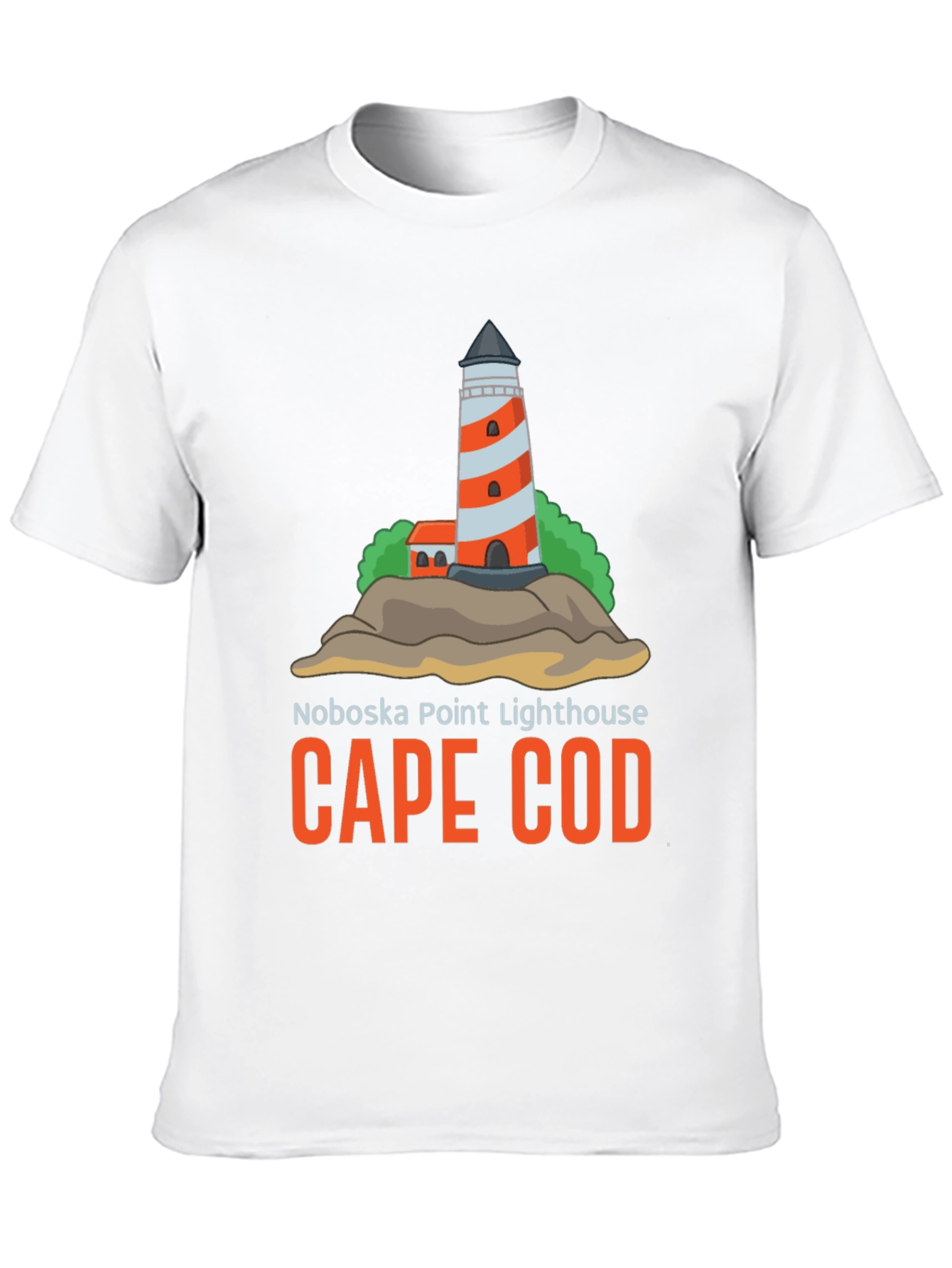 Noboska Point Lighthouse Cape Cod T-Shirt