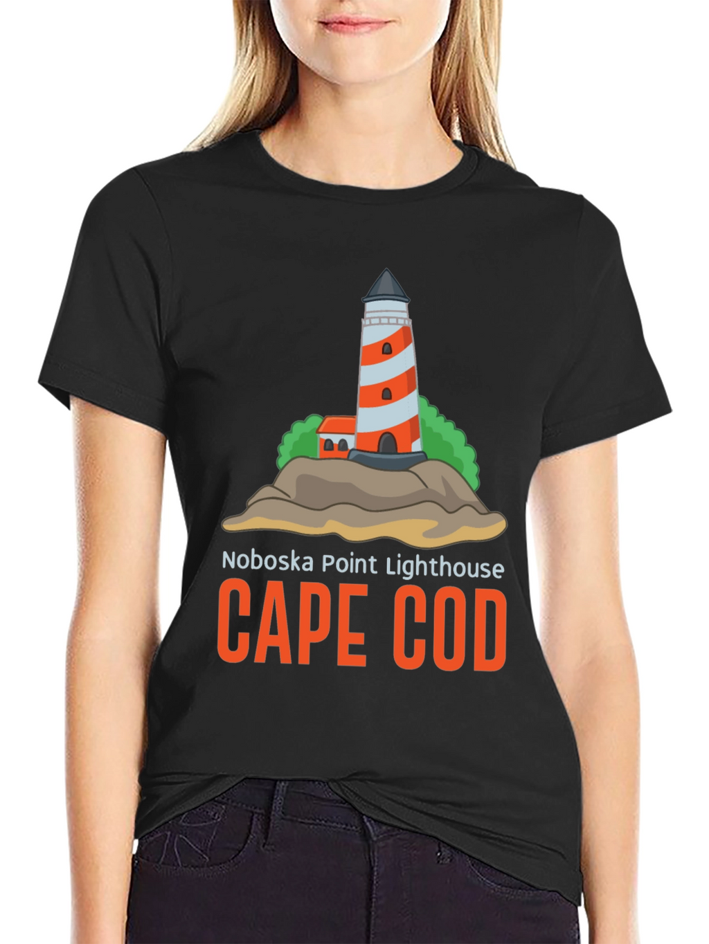 Noboska Point Lighthouse Cape Cod T-Shirt