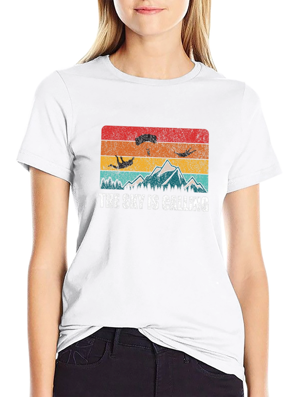 The Sky Is Calling T-Shirt - Adventure Awaits!