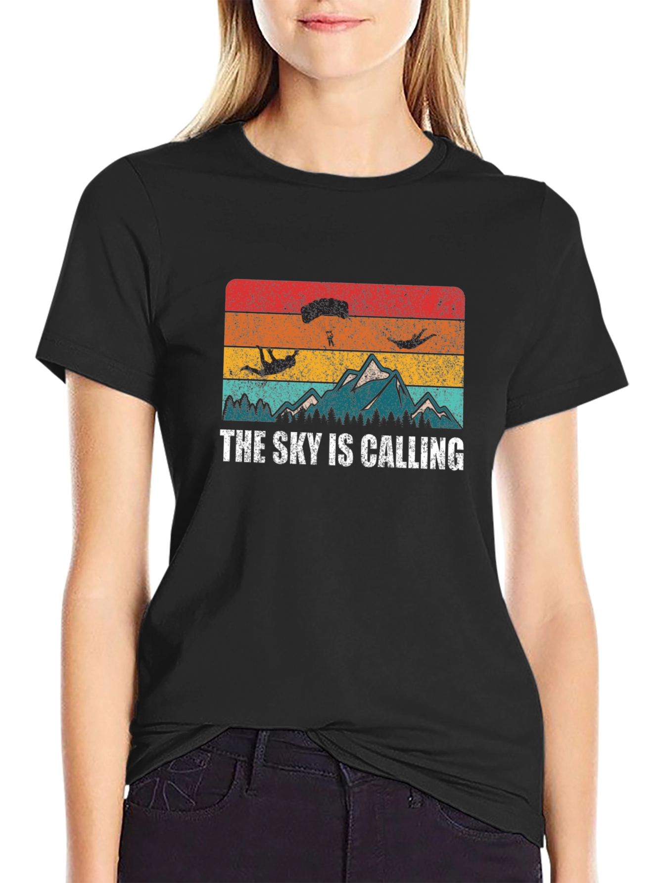 The Sky Is Calling T-Shirt - Adventure Awaits!