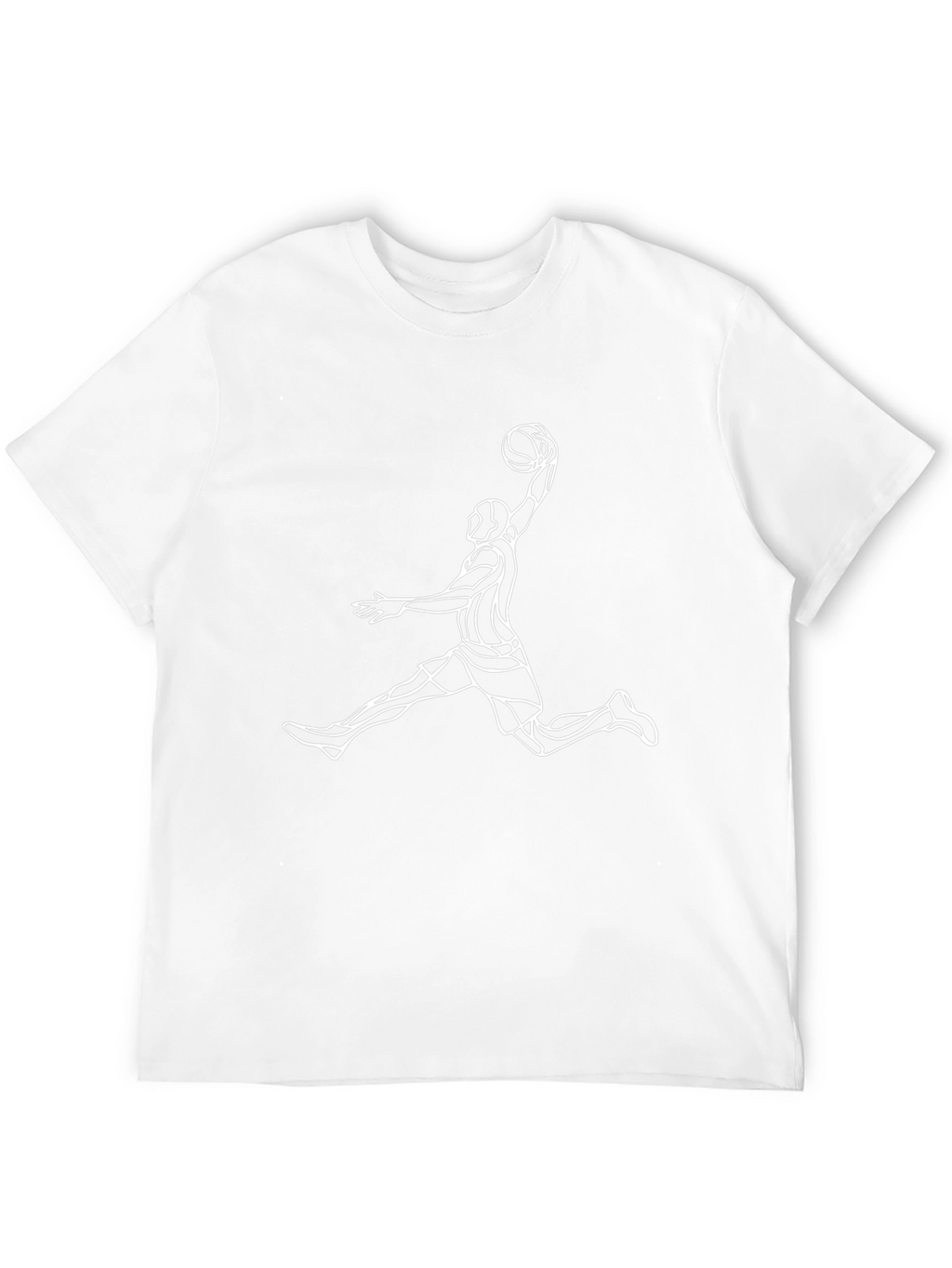 Mens Black Basketball Graphic Tee