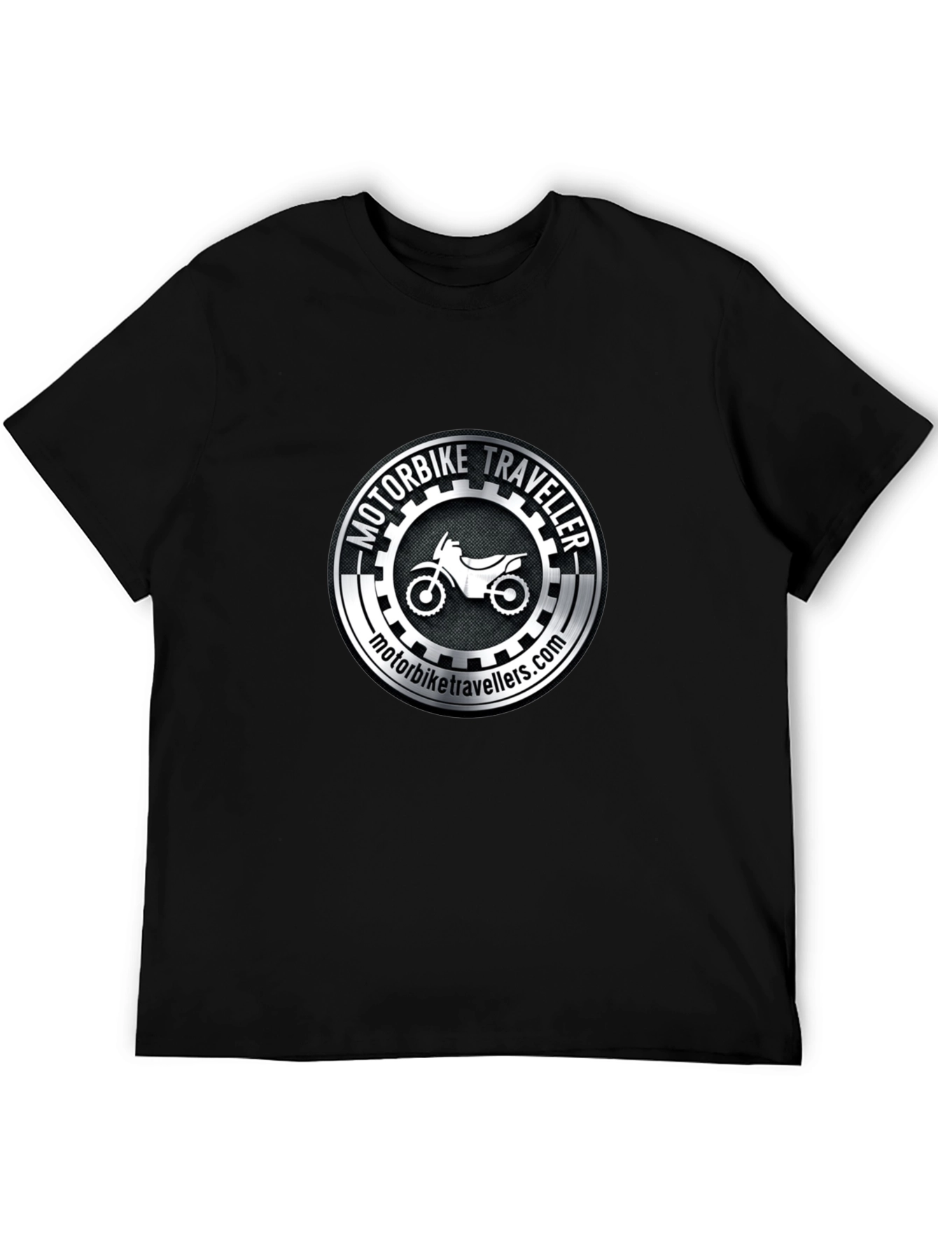 Motorbike Traveller Black T-Shirt