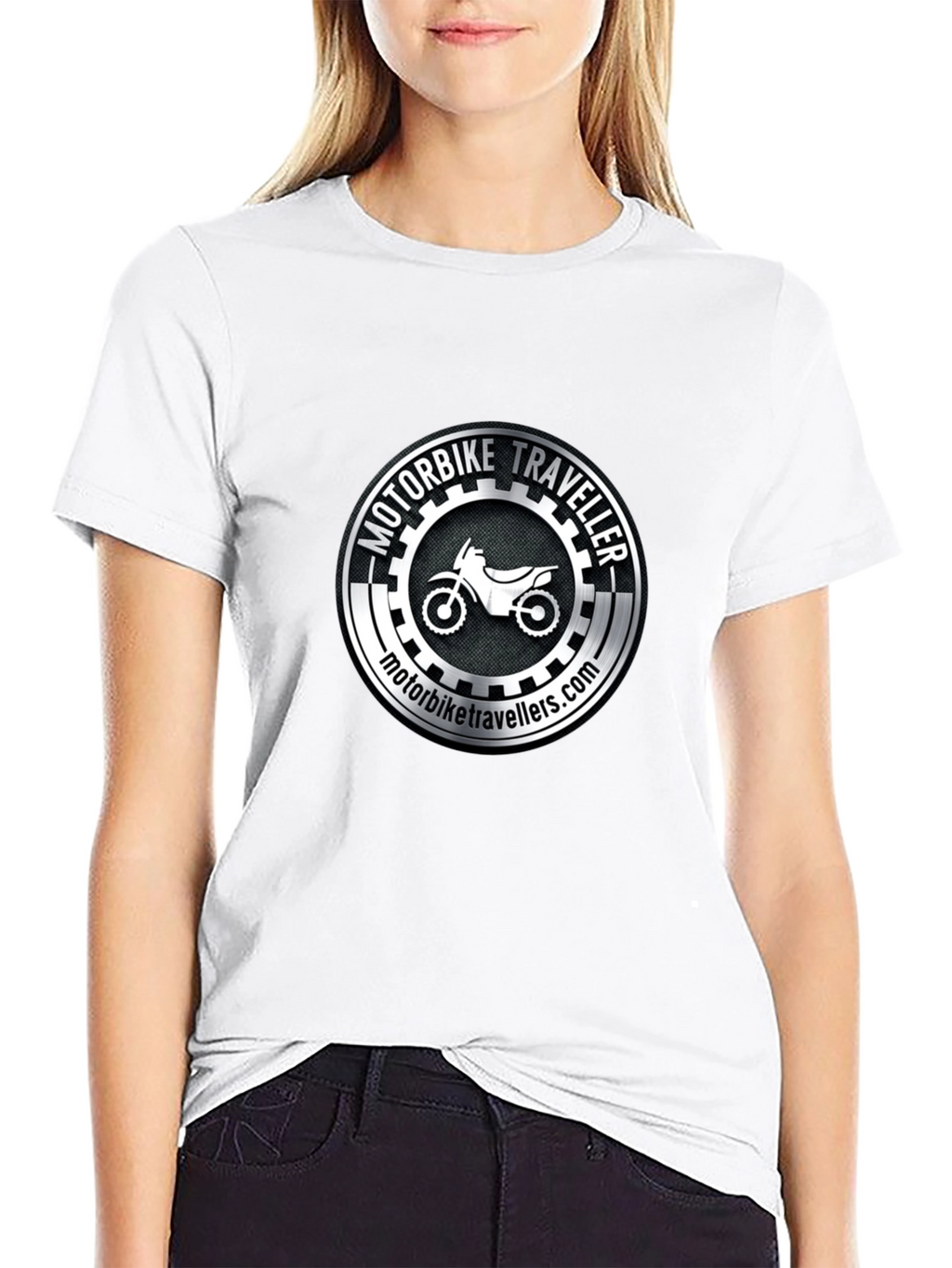 Motorbike Traveller Black T-Shirt