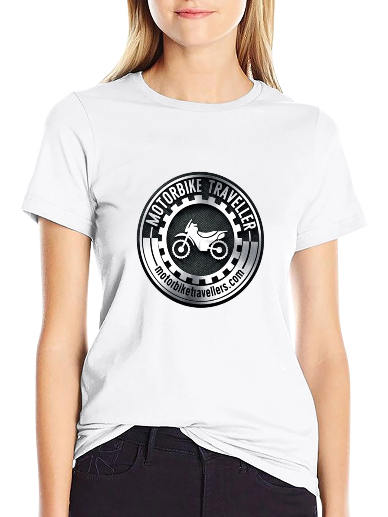 Motorbike Traveller Black T-Shirt