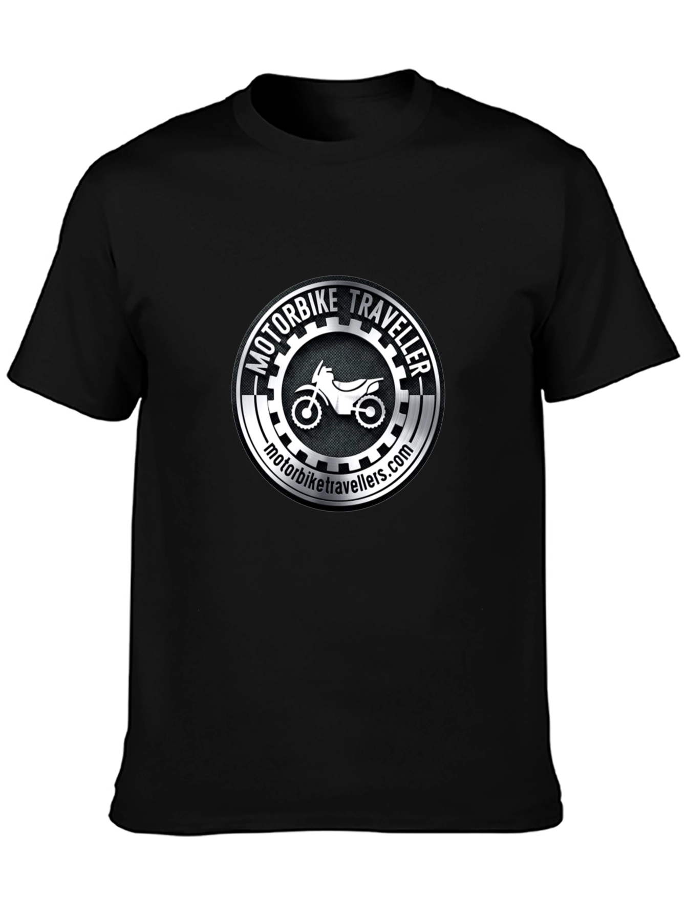 Motorbike Traveller Black T-Shirt