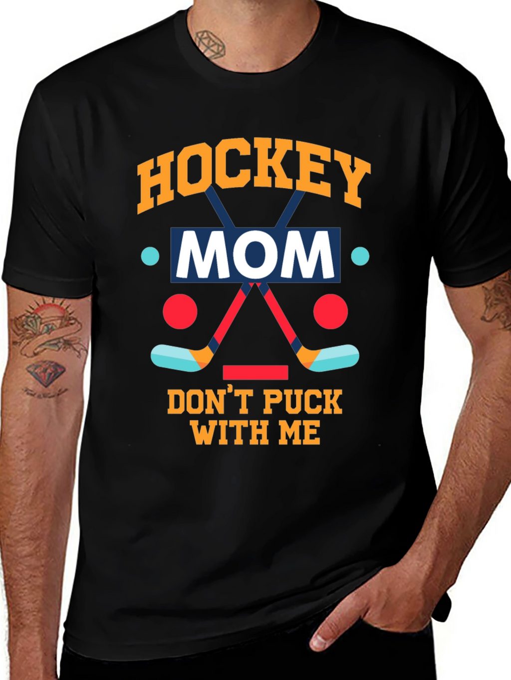 Hockey Mom Graphic T-Shirt