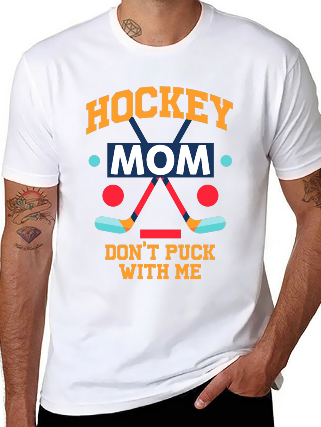 Hockey Mom Graphic T-Shirt
