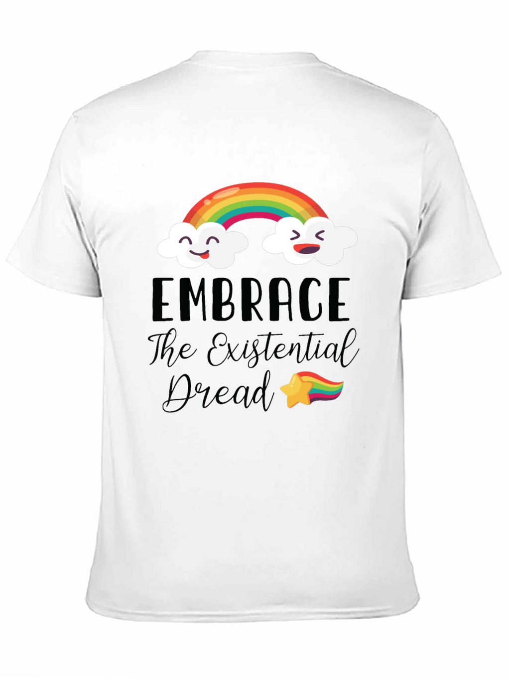 Embrace The Existential Dread Rainbow T-Shirt