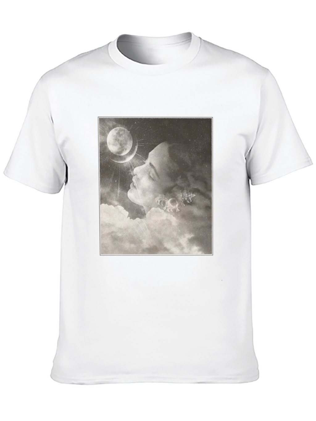 Moonlit Dream T-Shirt - Black Graphic Tee