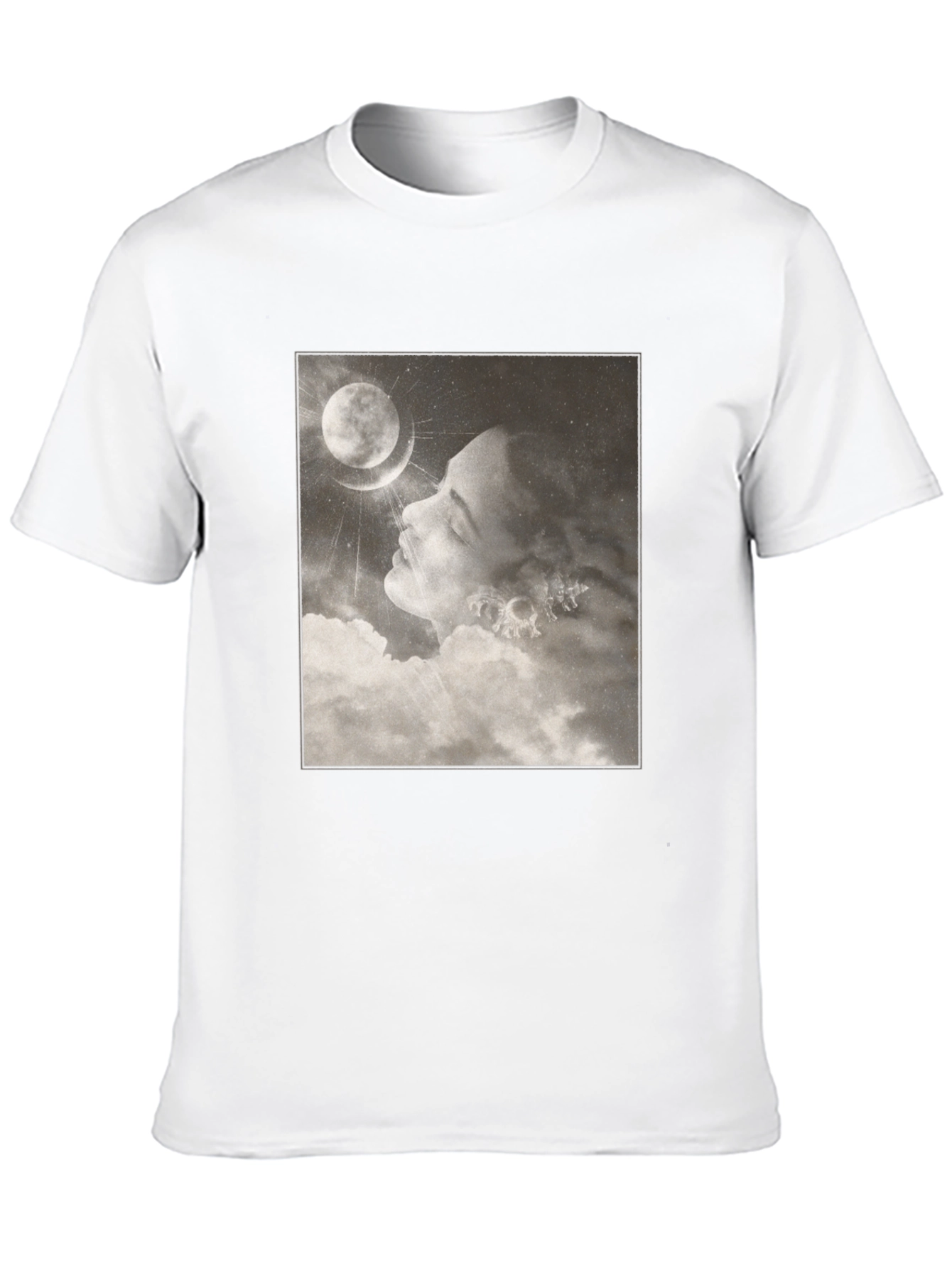 Moonlit Dream T-Shirt - Black Graphic Tee